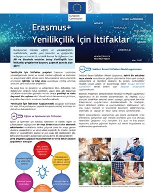 Erasmus+ Yenilikçilik İçin İttifaklar (Allience of Innovation)