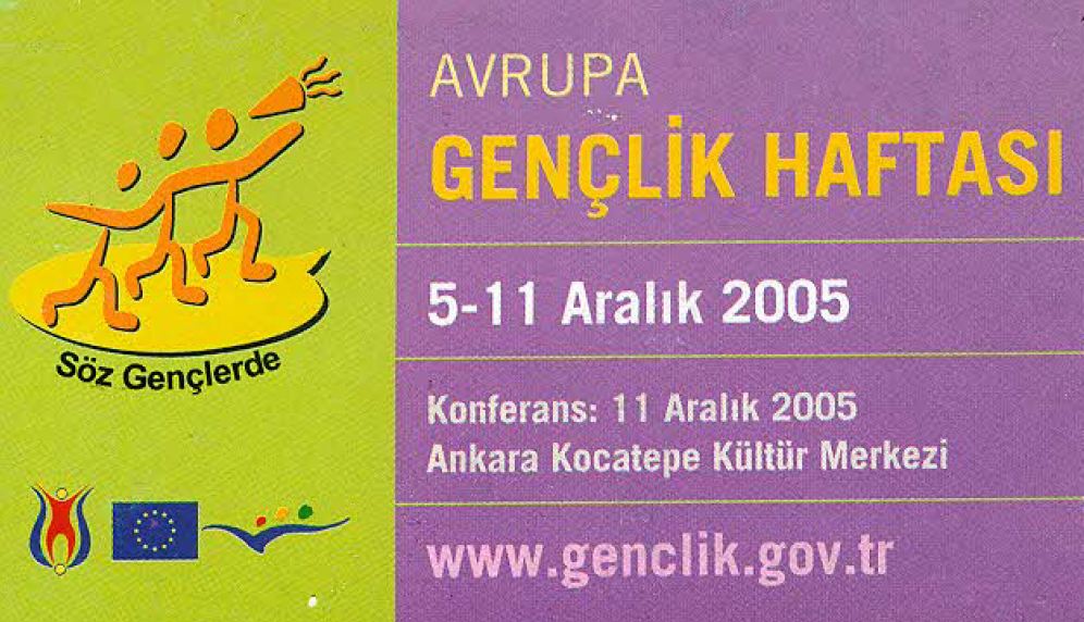 Cep Broşür Serisi-2005  Avrupa Gençlik Haftası